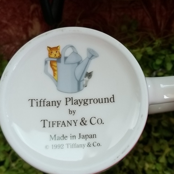 Vtg TIFFANY & Co. 1992 Animals GENDER Neutral Dishes PLAYGROUND 5 PC Set MINT EC - Picture 12 of 14